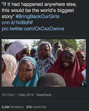 CNN in Nigeria bringing back our girls and the law of unimagined consequences
